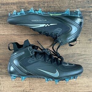 Nike Alpha Huarache 8 Elite ‘Black Silver’ (size mens 12)